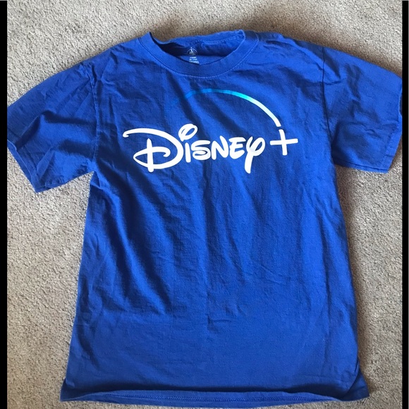 Disney Tops - Disney + short sleeved t shirt unisex blue white